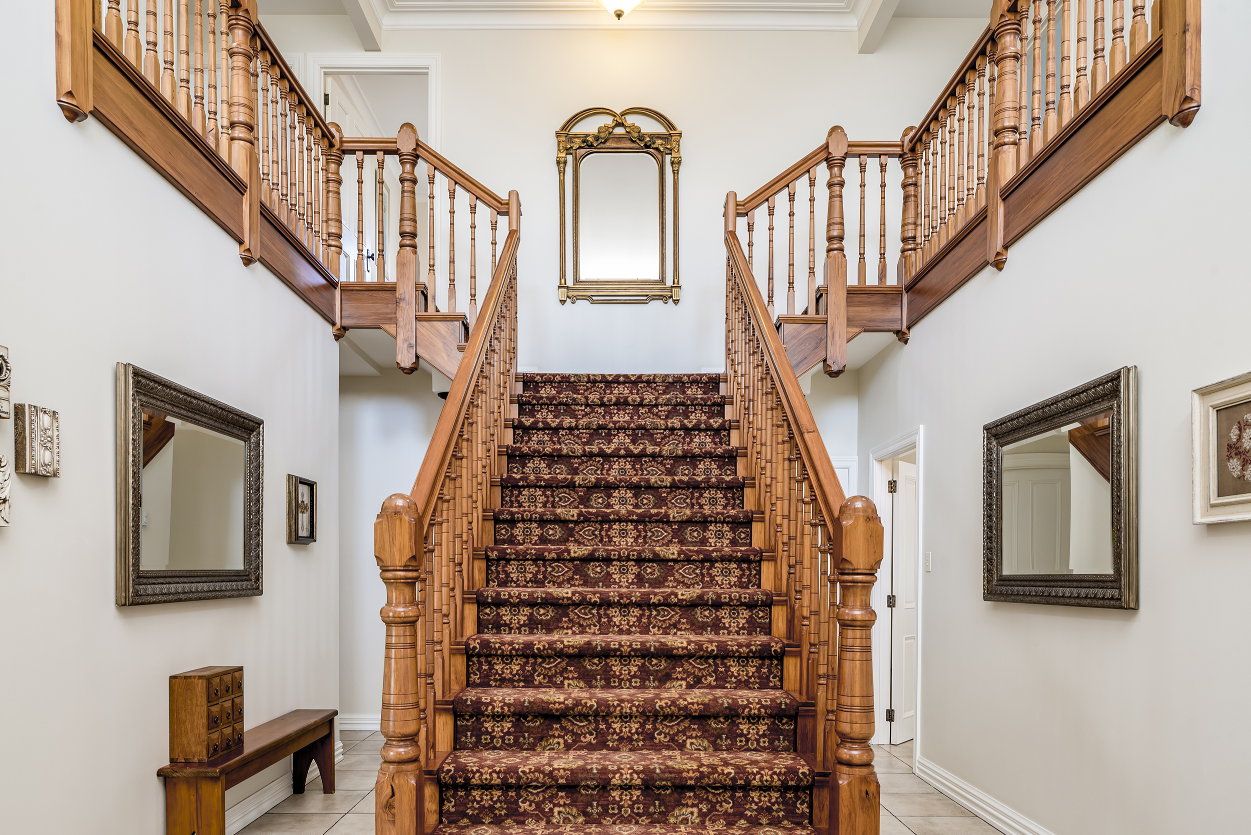 North facing Home with Stairs